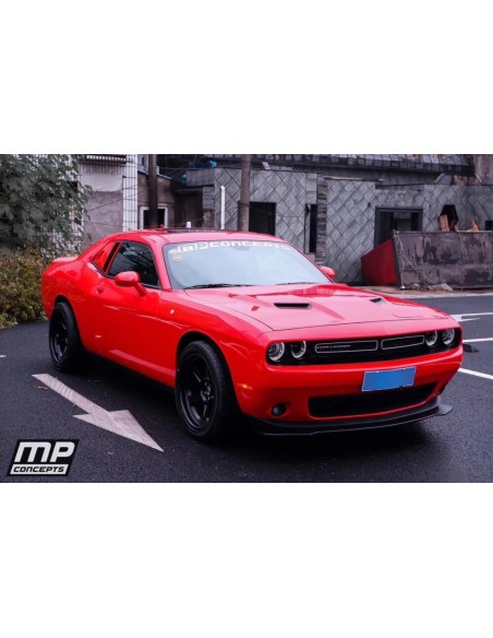 Alerón de barbilla/borde del parachoques delantero - Estilo Hellcat (CHALLENGER 15-23 SXT)