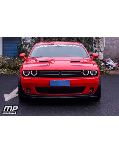 Alerón de barbilla/borde del parachoques delantero - Estilo Hellcat (CHALLENGER 15-23 SXT)