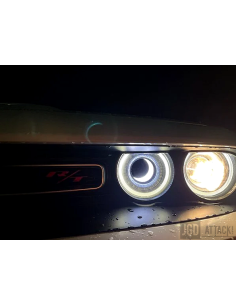 Insertos de faros LED estilo Demon Halo - Juego (CHALLENGER 15-23)