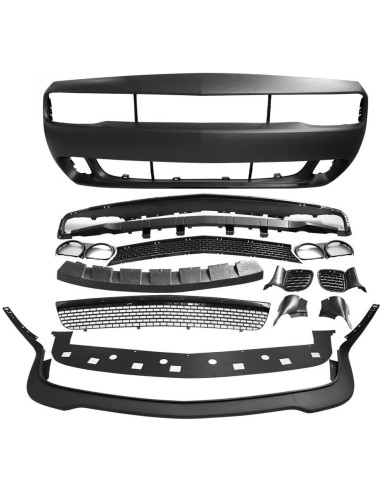 Kit de parachoques delantero y carrocería ancha - Estilo Hellcat (CHALLENGER 15-23)