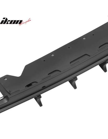 V3 IKON Rear Bumper Lower Diffuser - Matte Black (CHALLENGER 15-23)