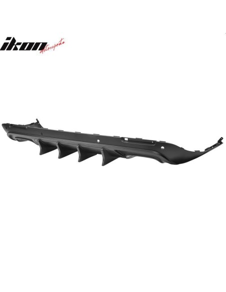 V3 IKON Rear Bumper Lower Diffuser - Matte Black (CHALLENGER 15-23)