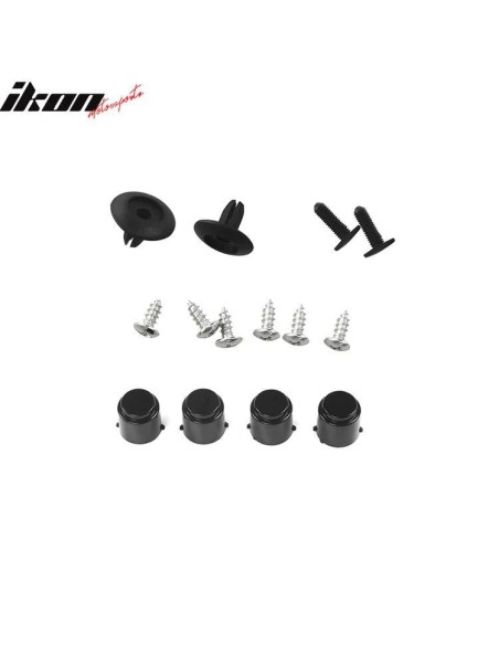 V1 IKON Rear Bumper Lower Diffuser - Matte Black (CHALLENGER 15-23)