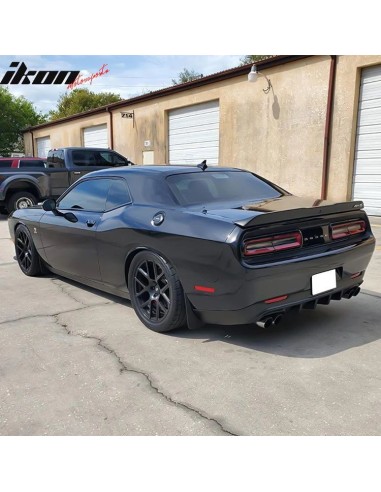 V1 IKON Rear Bumper Lower Diffuser - Matte Black (CHALLENGER 15-23)