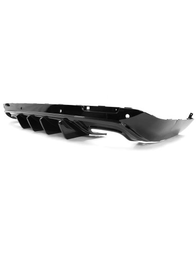 V2 IKON Rear Bumper Lower Diffuser - Gloss Black (CHALLENGER 15-23)