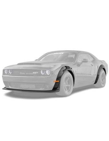 Widebody - Fender Flares Set + Front Lip Demon Style (CHALLENGER 15-23 HELLCAT)