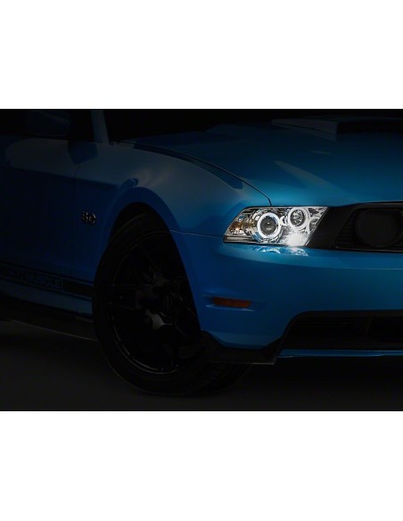 Chrome proyector dual de Halo Faros - LED (10-12 GT, V6)