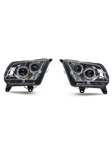Chrome proyector dual de Halo Faros - LED (10-12 GT, V6)