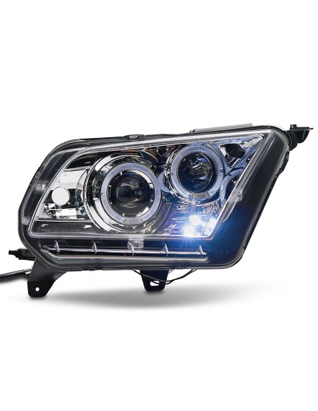 Chrome proyector dual de Halo Faros - LED (10-12 GT, V6)