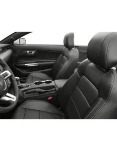 2015 2019 Ford Mustang Asientos de piel (NEGROS)