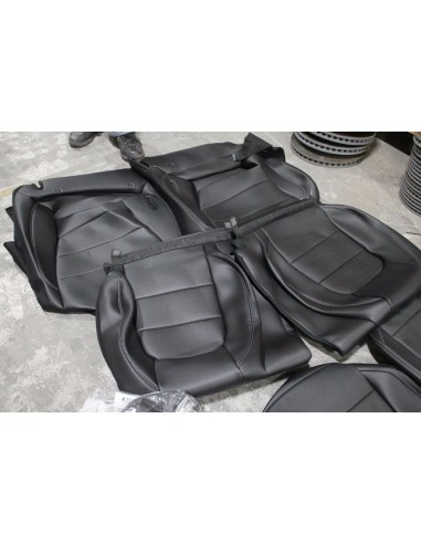 2015-2020 Ford Mustang Leather Seats (Black)