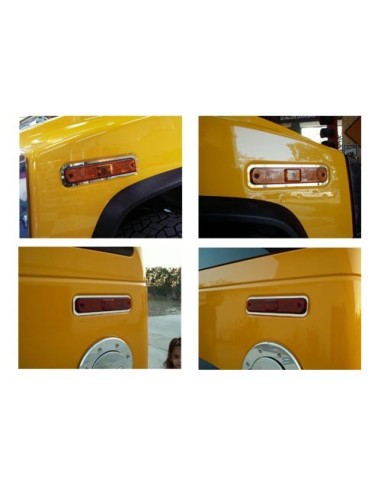 ACC Hummer H2 acero inoxidable marcador de ajuste Luz