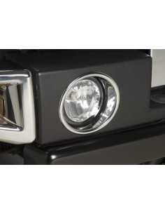Anillo de la moldura de la lámpara Putco Hummer H2 cromo Niebla