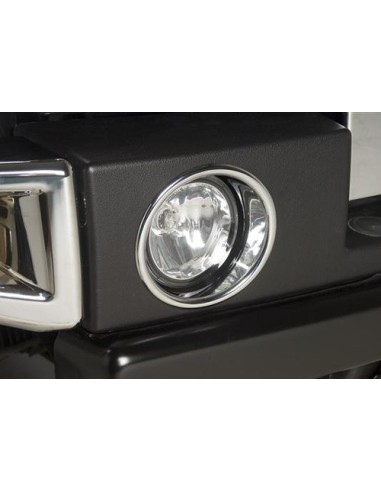 Anillo de la moldura de la lámpara Putco Hummer H2 cromo Niebla
